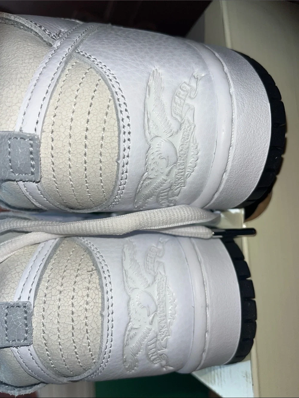 Nike SB Dunk High QS x Antihero White Black Men’s Size 9 NIB HM5837-100